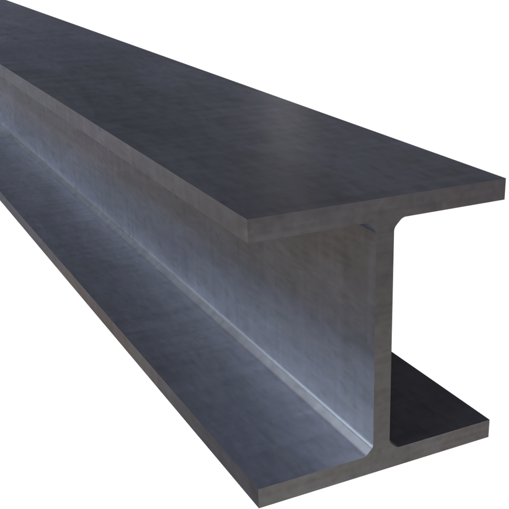 Belka stalowa w kształcie litery H, używana w konstrukcjach budowlanych